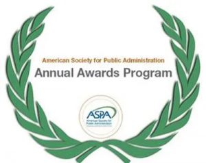 American Society for Public Administration annual awards logo