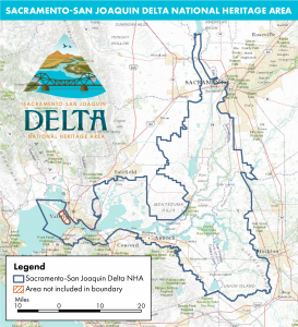 Map of Delta National Heritage Area