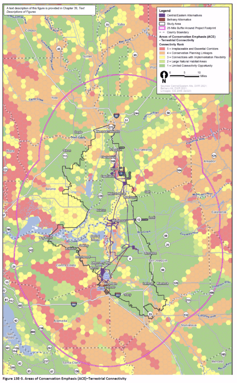 Map of planned activities