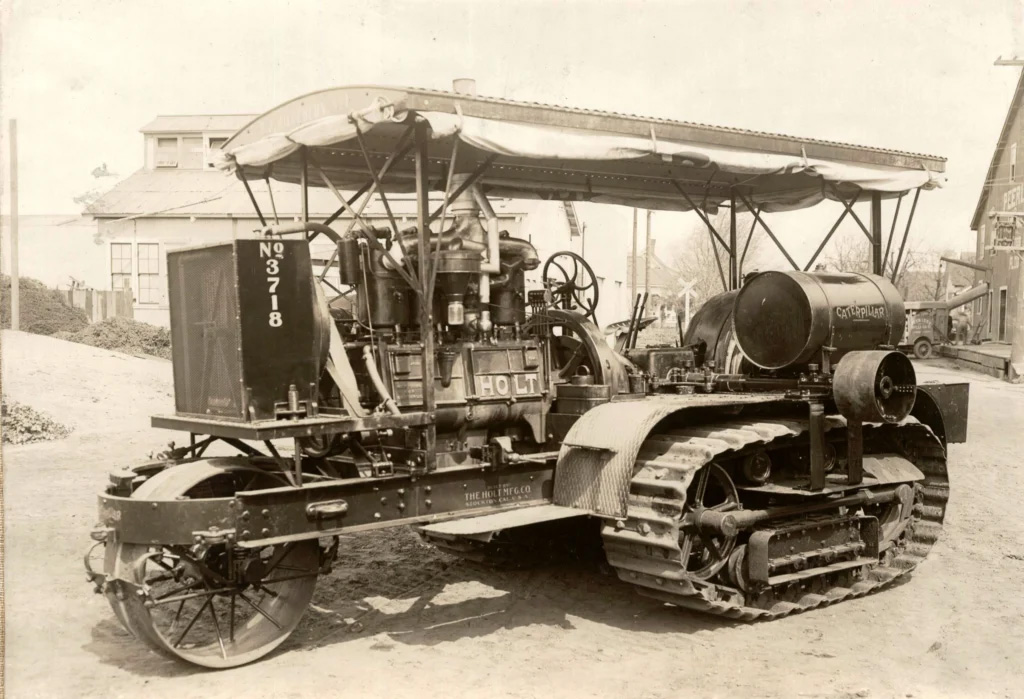 An original Caterpillar tractor